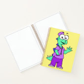 Illustratie van een Stegosaurus verpleegster. Notitieboek (Binnen)