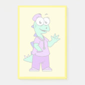 Illustratie van een Stegosaurus verpleegster. Post-it® Notes (Voorkant)