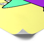 Illustratie van een Stegosaurus verpleegster. Poster (Hoek)