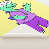 Illustratie van een Stegosaurus verpleegster. Sherpa Deken (3/4)