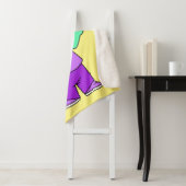 Illustratie van een Stegosaurus verpleegster. Sherpa Deken (In situ)