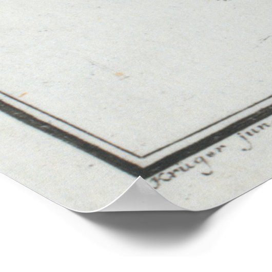  illustratie van een Sturgeon (1785) Poster (Hoek)