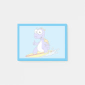 Illustratie van een survende spinosaurus. post-it® notes (Voorkant)