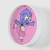 Illustratie van een Triceratops balletdanser. (Hoek)