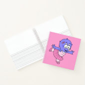 Illustratie van een Triceratops balletdanser. Notitieboek (Binnen)