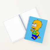 Illustratie van een Triceratops-loper. Notitieboek (Binnen)