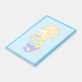 Illustratie van een Triceratops-loper. Post-it® Notes (Schuin)