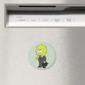 Illustratie van een Triceratops zakenman. Magneet (Insitu (Vaatwasser))