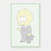 Illustratie van een Triceratops zakenman. Post-it® Notes (Voorkant)