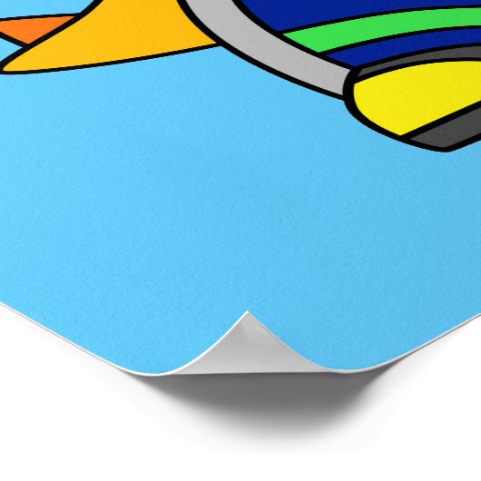 Illustratie van een Tyrannosaurus Rex brandweerman Poster (Hoek)