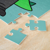 Illustratie van een Tyrannosaurus rex slager. Legpuzzel (Zijkant)