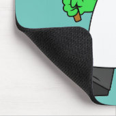 Illustratie van een Tyrannosaurus rex slager. Muismat (Hoek)