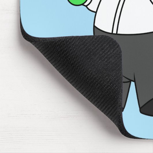 Illustratie van een Tyrannosaurus rex voedselkelne Muismat (Hoek)