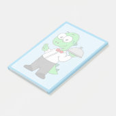 Illustratie van een Tyrannosaurus rex voedselkelne Post-it® Notes (Schuin)