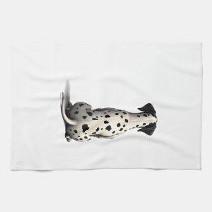 Illustratie van een vintage Dalmatiër hond van ach Theedoek