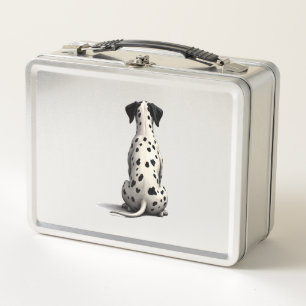 Illustratie van een vintage Dalmatiër van achteren
