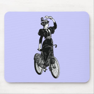 Illustratie van een vintage Victoriaanse dame op e Muismat