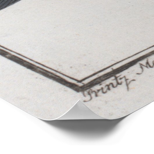  illustratie van een zeeduivel (1785) poster (Hoek)