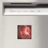 Illustratie van een zich ontwikkelend embryo magneet (Insitu (Vaatwasser))