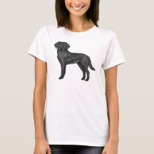 Illustratie van een Zwarte Labrador Retriever Hond