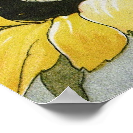 Illustratie van Else Wenz Vietor Poster (Hoek)