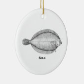  illustratie van enige vis keramisch ornament (Rechts)