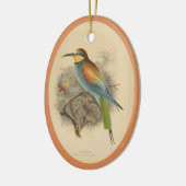  illustratie van Europese bijentaarkeramiek Keramisch Ornament (Links)