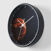 Illustratie van Exoplanet VHS 1256 B en zijn sterr (Hoek)