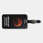Illustratie van Exoplanet VHS 1256 B en zijn sterr Bagagelabel (Achterkant horizontaal)