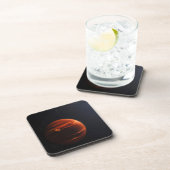 Illustratie van Exoplanet VHS 1256 B en zijn sterr Bier Onderzetter (Rechterzijde)