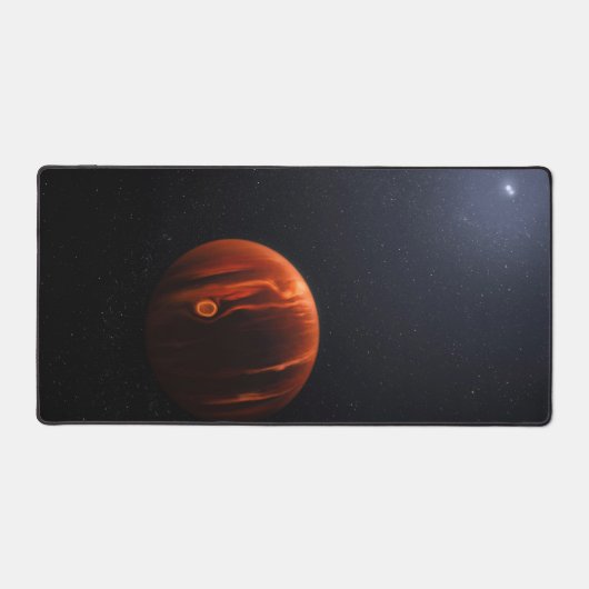 Illustratie van Exoplanet VHS 1256 B en zijn sterr Bureaumat (Voorkant)