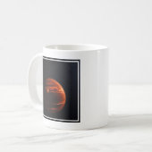 Illustratie van Exoplanet VHS 1256 B en zijn sterr Koffiemok (Voorkant links)