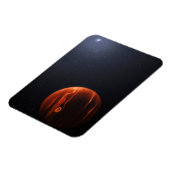 Illustratie van Exoplanet VHS 1256 B en zijn sterr Magneet (Linkerzijde)