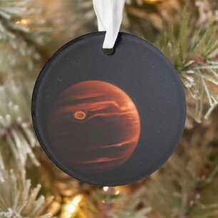 Illustratie van Exoplanet VHS 1256 B en zijn sterr Ornament