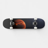 Illustratie van Exoplanet VHS 1256 B en zijn sterr Persoonlijk Skateboard (Horizontaal)