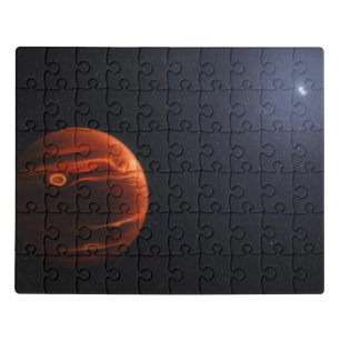Illustratie van Exoplanet VHS 1256 B en zijn sterr Puzzel