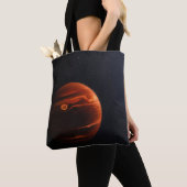 Illustratie van Exoplanet VHS 1256 B en zijn sterr Tote Bag (Dichtbij)