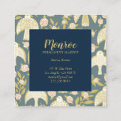 Illustratie van Falcons en Rozen Chic Elegant Kortingskaartje (Achterkant)