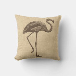  illustratie van Flamingo op schoot Kussen