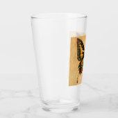 Illustratie van Flapper Butterfly-vliegende vrouw Glas (Rechts)