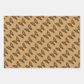 Illustratie van Flapper Butterfly-vliegende vrouw Inpakpapier Vel (Voorkant 3)