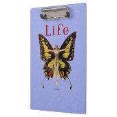 Illustratie van Flapper Butterfly-vliegende vrouw Klembord (Links)