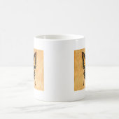 Illustratie van Flapper Butterfly-vliegende vrouw Koffiemok (Center)