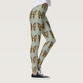 Illustratie van Flapper Butterfly-vliegende vrouw Leggings (Rechts)