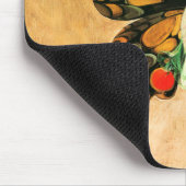 Illustratie van Flapper Butterfly-vliegende vrouw Muismat (Hoek)