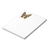 Illustratie van Flapper Butterfly-vliegende vrouw Notitieblok (Linkerzijde)