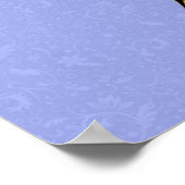 Illustratie van Flapper Butterfly-vliegende vrouw Poster (Hoek)