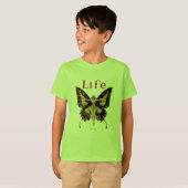 Illustratie van Flapper Butterfly-vliegende vrouw T-shirt (Voorkant volledig)