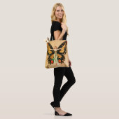 Illustratie van Flapper Butterfly-vliegende vrouw Tote Bag (Op model)