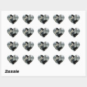 Illustratie van Flappermode uit de Roaring Twentie Hart Sticker (Vel)